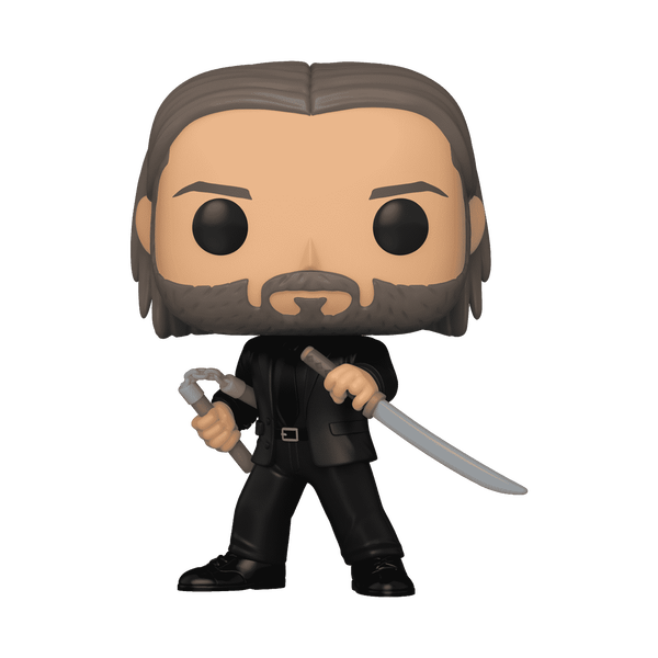 Pop! John Wick com espada e nunchaku (John Wick 4: Baba Yaga)