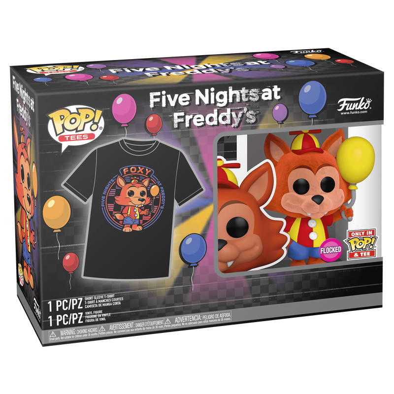 Pop! & Tee Balloon Foxy (Flocked), , hi-res view 2