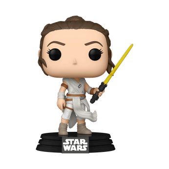 Pop! Rey with Yellow Lightsaber, Image 1