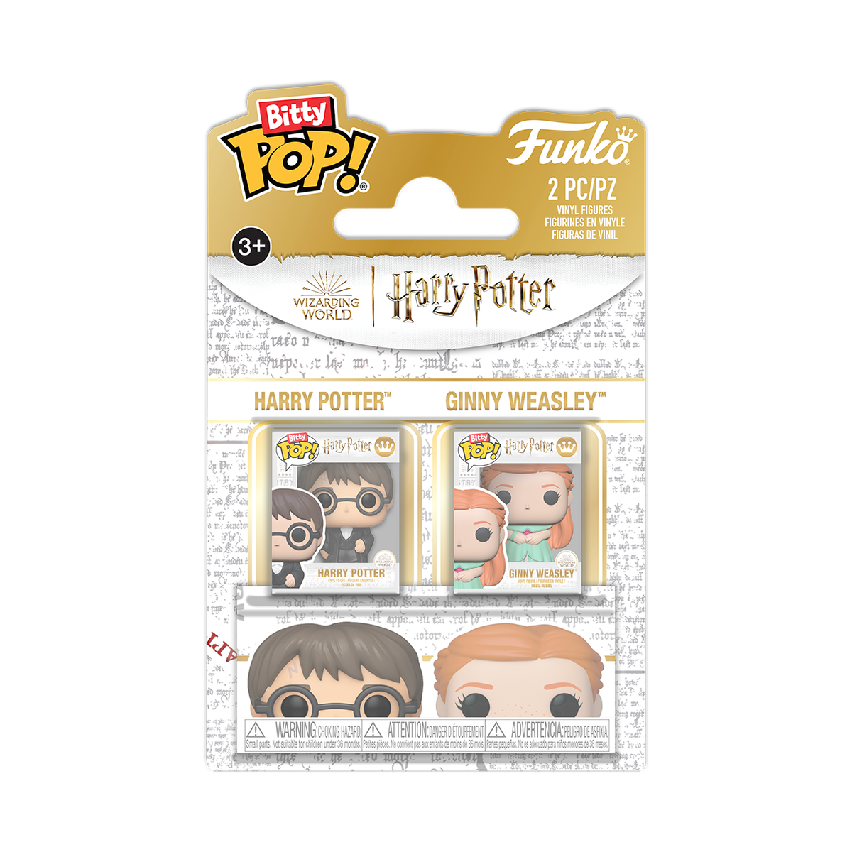 Детские фигурки Funko Bitty Pop! Harry Potter & Ginny Weasley 2-Pack — фото 1