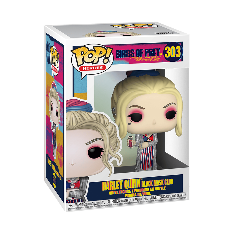 POP Heroes: Birds of Prey- Harley Quinn (Black Mask Club), , hi-res view 1