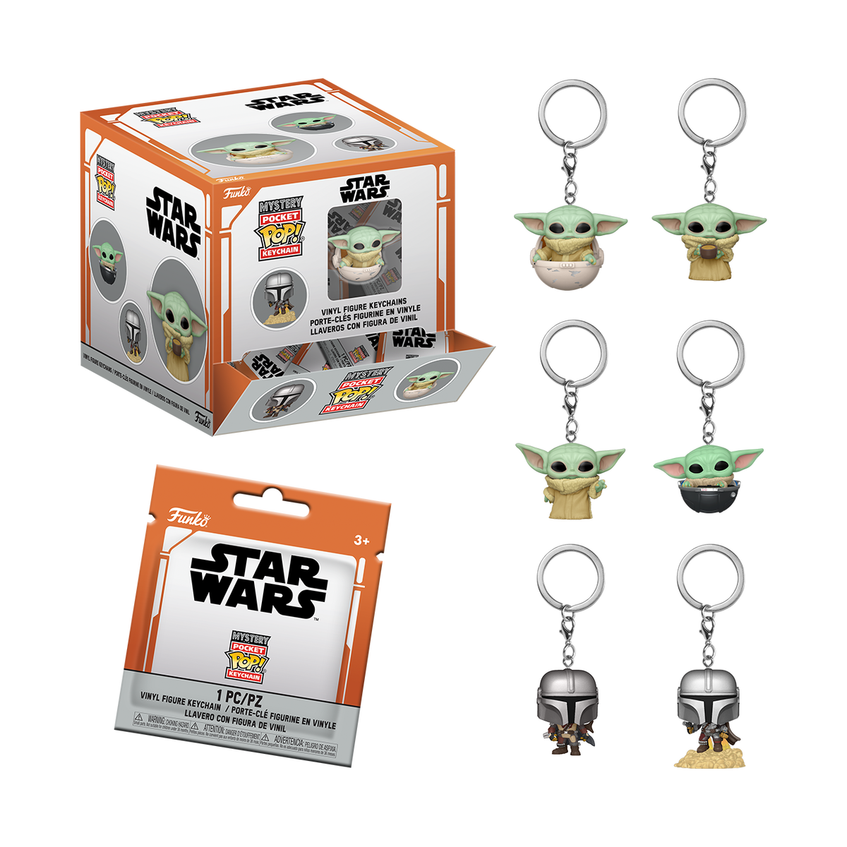 Детский брелок Funko Mystery Pop! Keychain The Mandalorian — фото 1