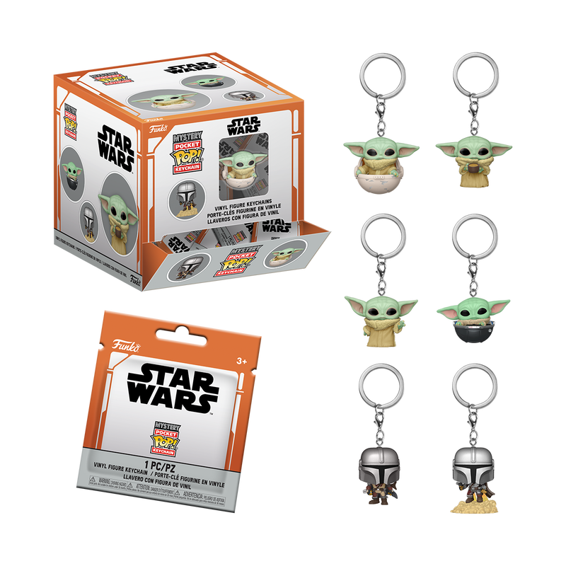 Mystery Pop! Keychain The Mandalorian, , hi-res view 1