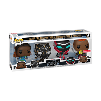 Pop! Black Panther: Wakanda Forever 4-Pack, Image 2