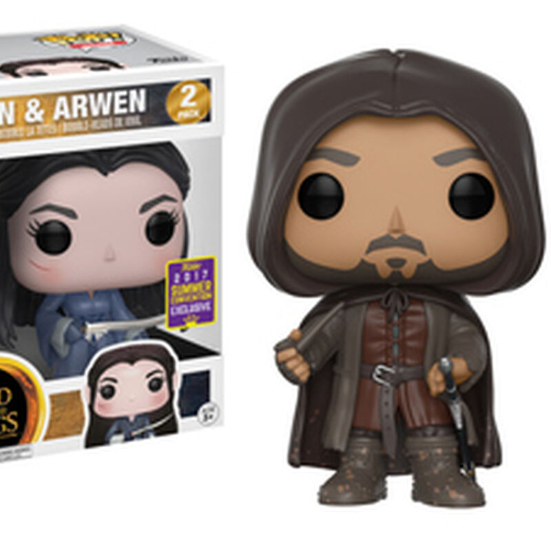 Pop! LOTR/Hobbit - 2 Pack - Aragorn & Arwen, , hi-res view 1
