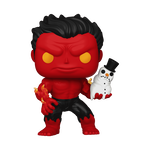 Pop! Red Hulk with Snowman, , hi-res view 1