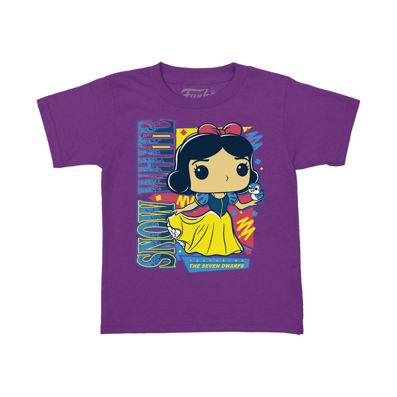 Rad Retro Snow White Kids Tee, , hi-res view 1