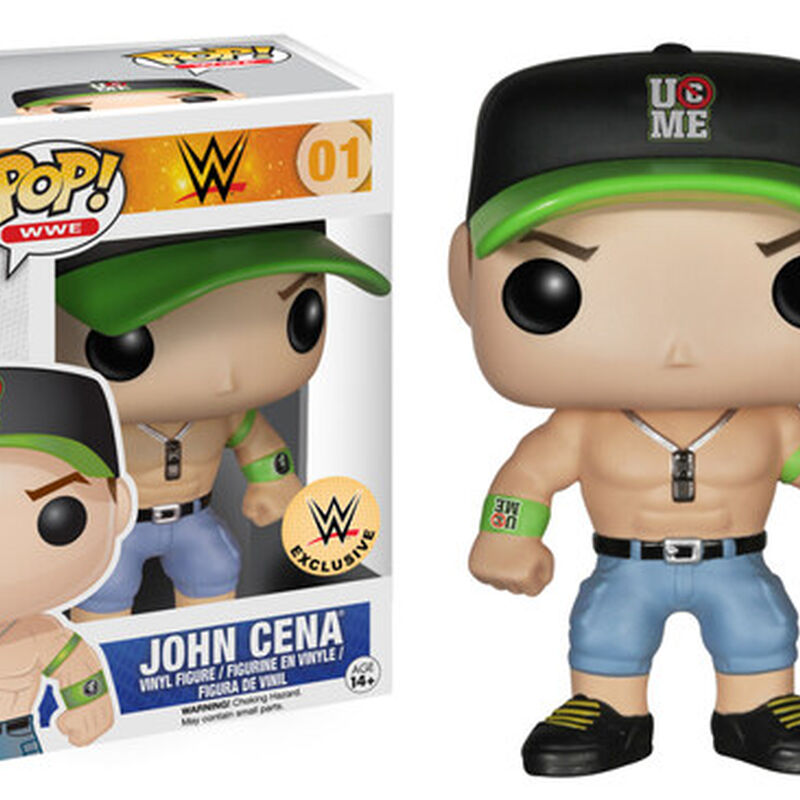 WWE S1 John Cena Green Hat (WWE exclusive), , hi-res view 1