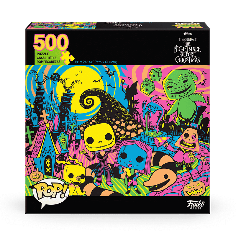 Pop! The Nightmare Before Christmas Puzzle (Black Light), , hi-res view 1
