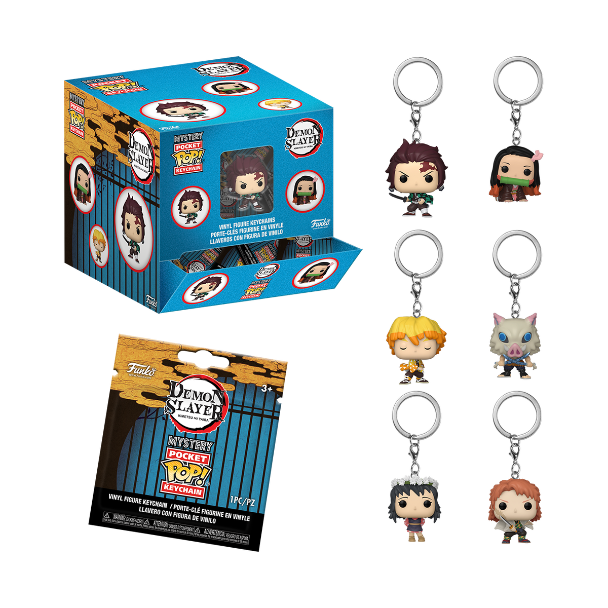 Детский брелок Funko Mystery Pop! Keychain Demon Slayer — фото 1