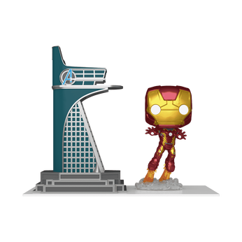Pop! Town Avengers Tower & Iron Man (Glow), Image 1