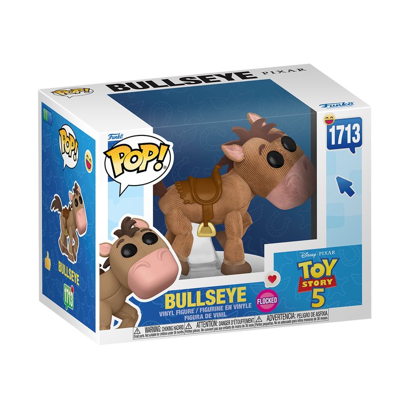 即完売Bullseye ぬいぐるみとホットウィール　funko pop セット Pop! Premium Bullseye (Toy Story 5) (Flocked)