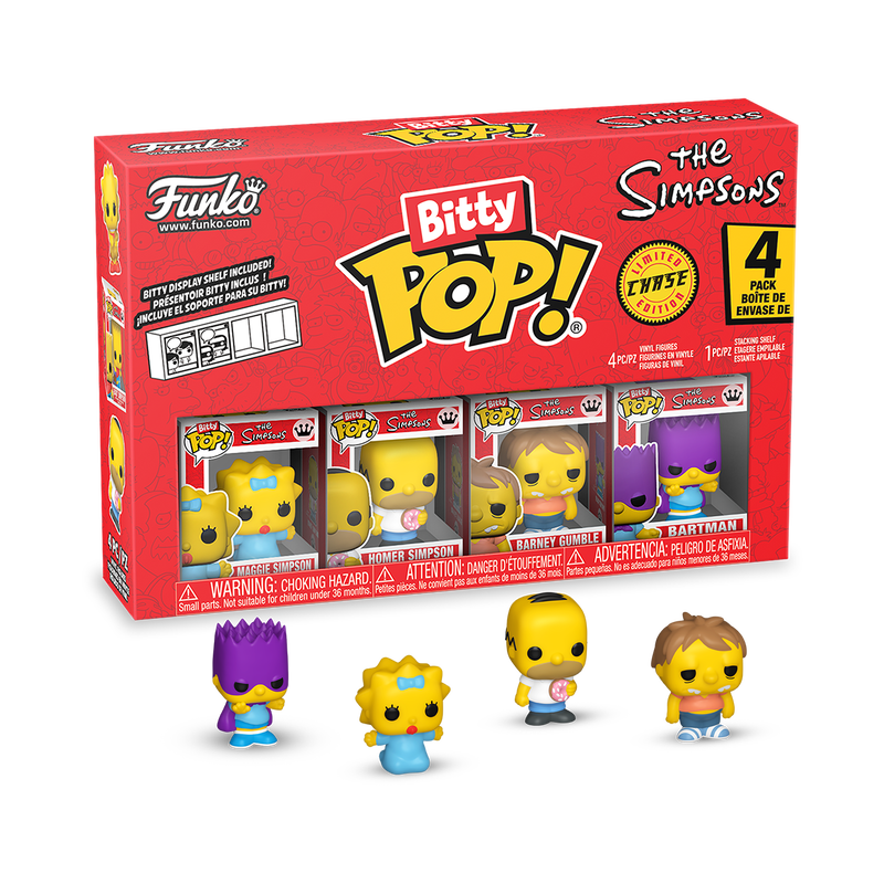 Bitty Pop! The Simpsons 4-Pack Series 3, , hi-res view 1