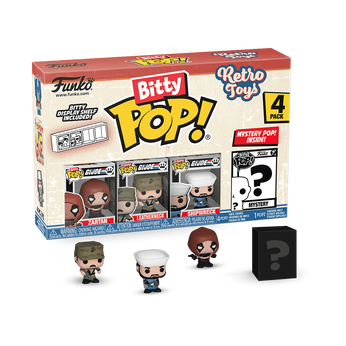 Bitty Pop! Retro Toys G.I. Joe 4-Pack Series 3, Image 1