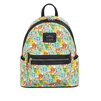Pokémon Pikachu And Starters All Over Print Mini Backpack, Image 1
