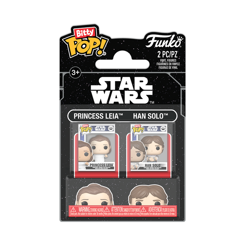 Bitty Pop! Princess Leia & Han Solo 2-Pack, , hi-res view 1