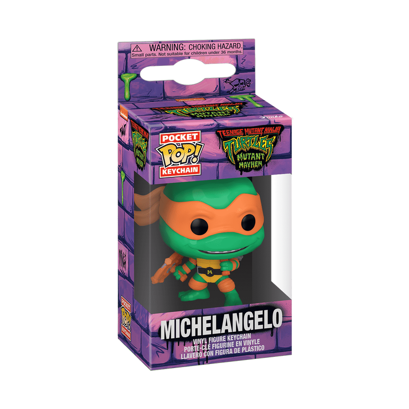 Pop! Keychain Michelangelo (Mutant Mayhem), , hi-res view 2