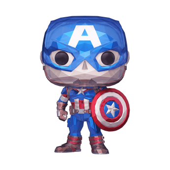 Pop! Captain America (Facet), Image 1