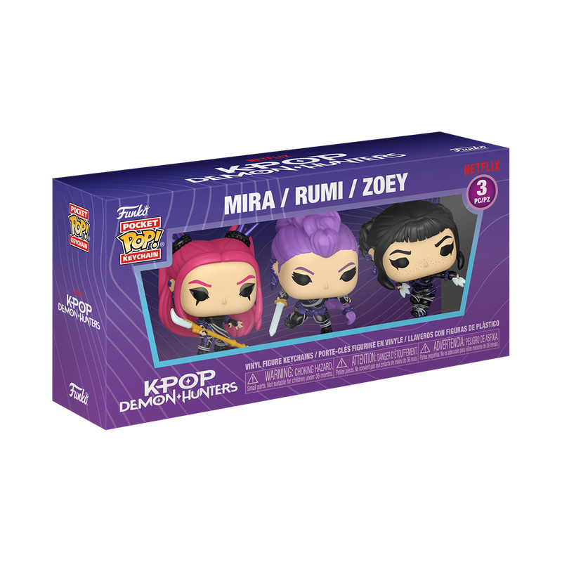Pop! Keychain Mira, Rumi & Zoey 3-Pack, , hi-res view 2