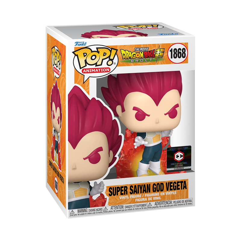 Pop! Super Saiyan God Vegeta with Aura, , hi-res view 2