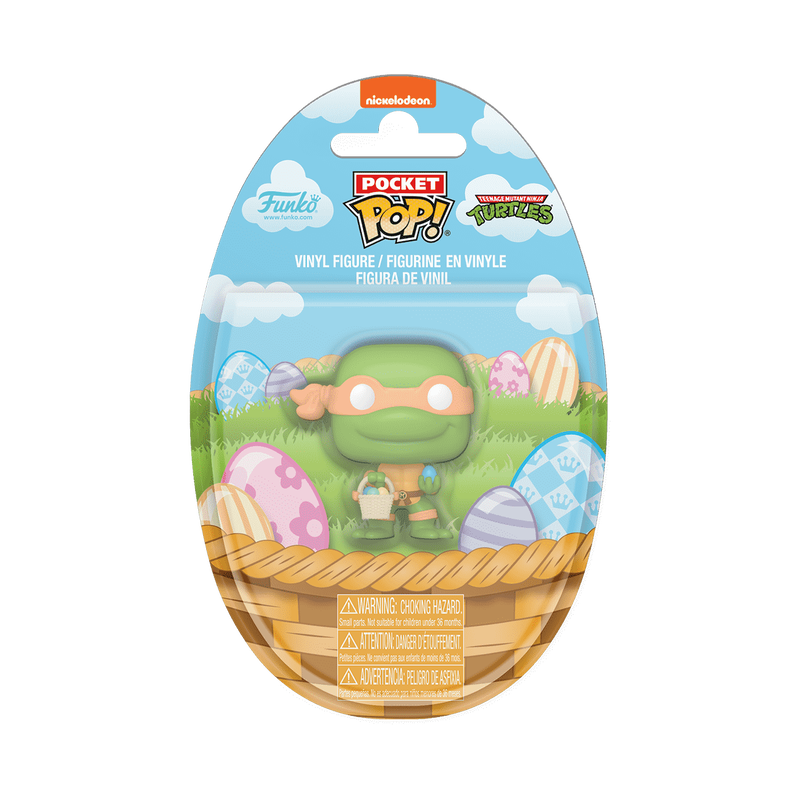 Pocket Pop! Michelangelo with Easter Basket, , hi-res view 1