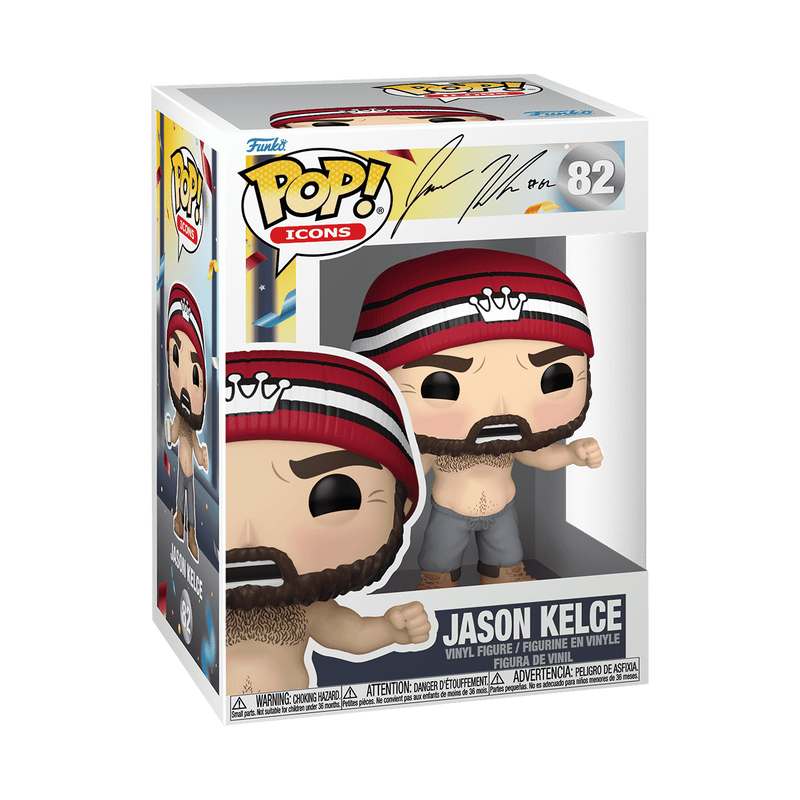 Pop! Jason Kelce (Shirtless) with Pop! Protector, , hi-res view 2