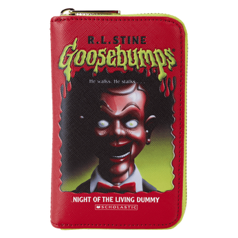 Goosebumps Slappy Book Cover Zip Around Wallet, Image 1
