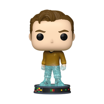Pop! Plus James T. Kirk (Transporter) (Glitter), Image 1