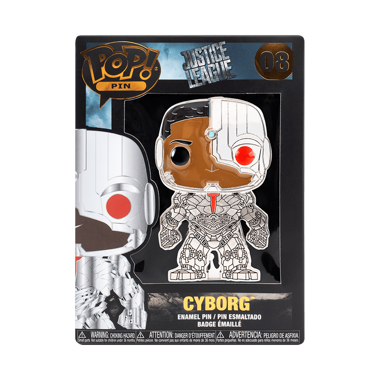Pop! Pins Cyborg — Funko Pop! Vinyl · Comics & Superheroes