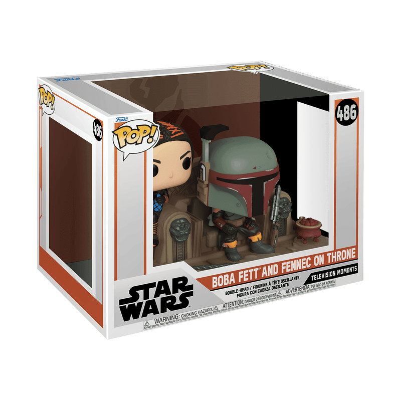 Pop! Moments Boba Fett & Fennec on Throne, , hi-res view 2