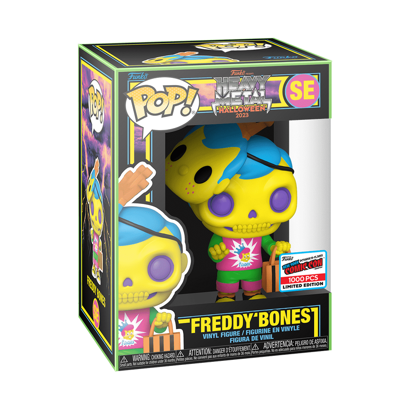 Pop! Freddy Bones with Mask (Black Light), , hi-res view 2