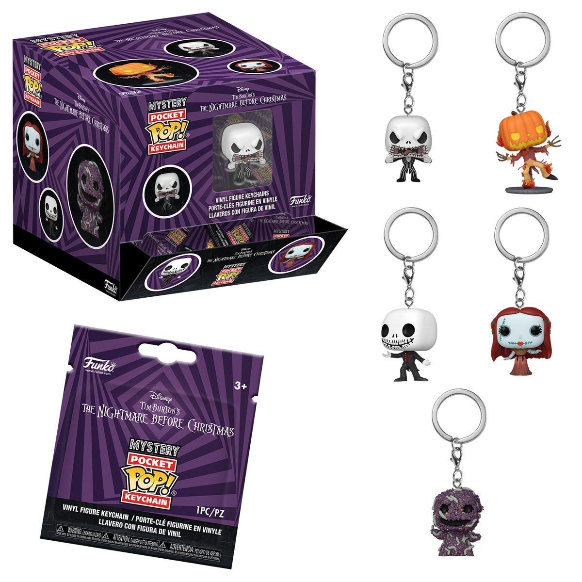 Детский брелок Funko Mystery Pop! Keychain The Nightmare Before Christmas — фото 1