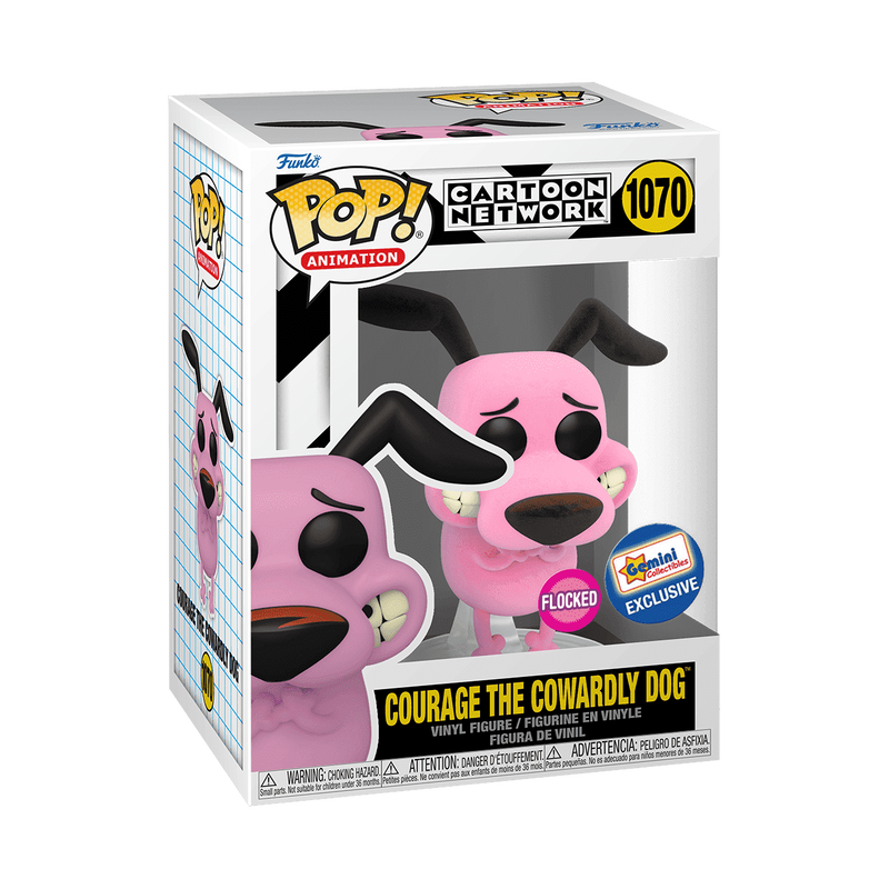 Pop! Courage the Cowardly Dog (Flocked), , hi-res view 2