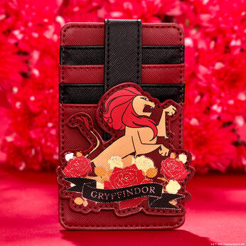 Harry Potter Gryffindor House Floral Tattoo Card Holder, Image 2