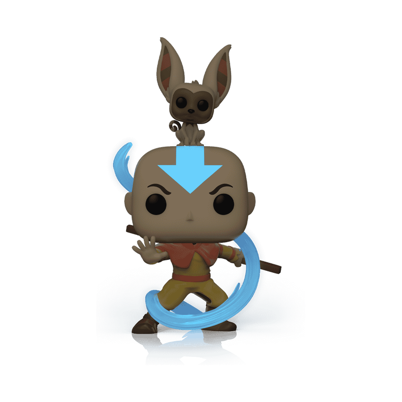 Pop! Aang with Momo (Glow), , hi-res view 1