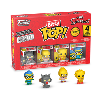 Bitty Pop! The Simpsons 4-Pack Series 4, Image 1