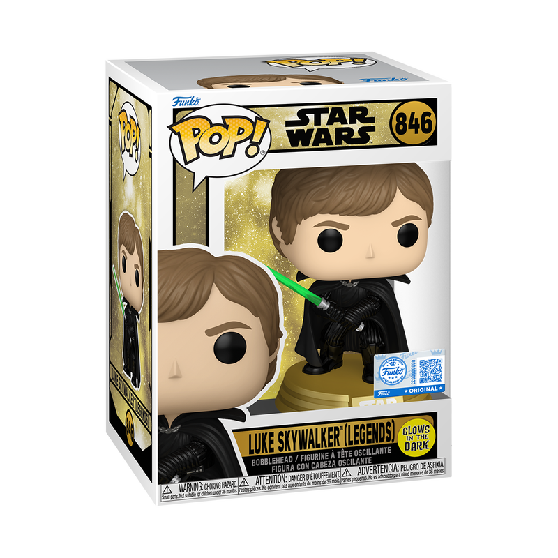 Pop! Luke Skywalker (Legends) (Glow) | Funko