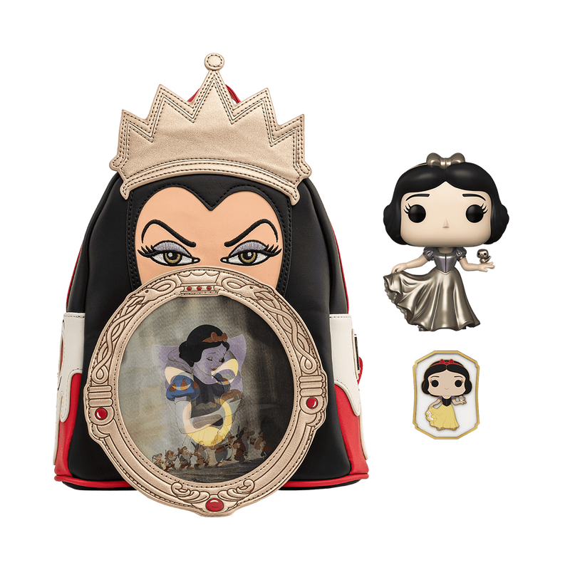 FunKon 2021 Exclusive Bundle - Disney Snow White Funko Pop! and Evil Queen Cosplay Mini Backpack, , hi-res view 1