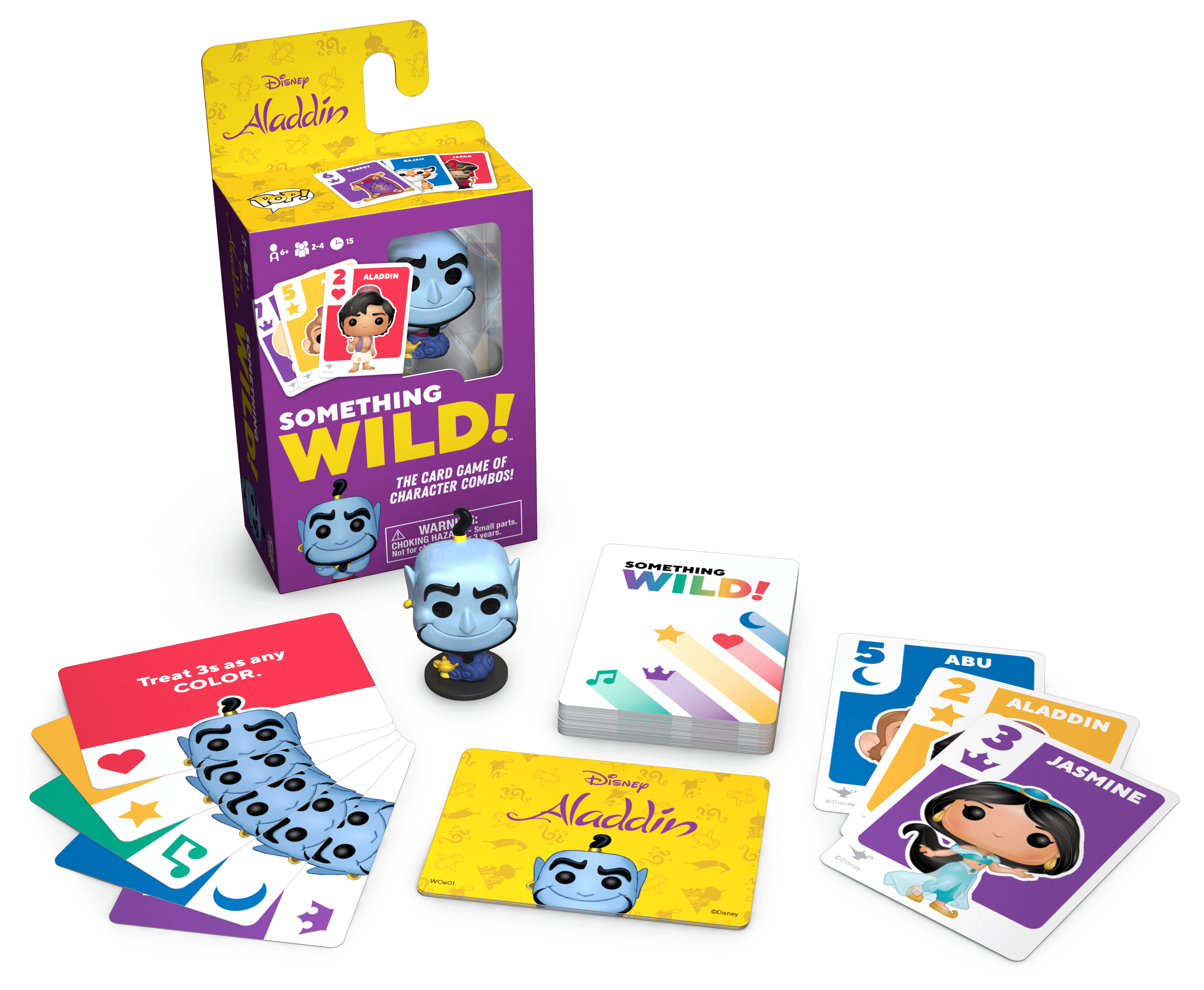 Funko Something Wild Kartenspiel – Aladdin Edition Mit Sammelfiguren & Charakterkarten