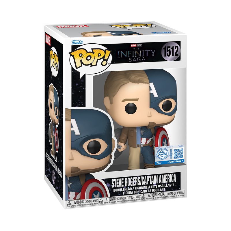 Pop! Steve Rogers/Captain America (The Infinity Saga), , hi-res view 2