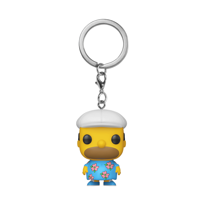 POP Keychain: Simpsons- Homer in Muumuu, , hi-res view 3