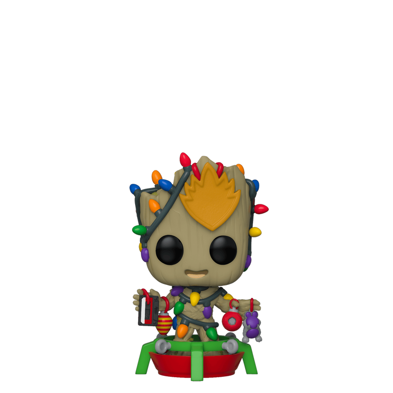 AMB: 2019 Marvel Holiday - POP Holiday Groot, , hi-res view 2