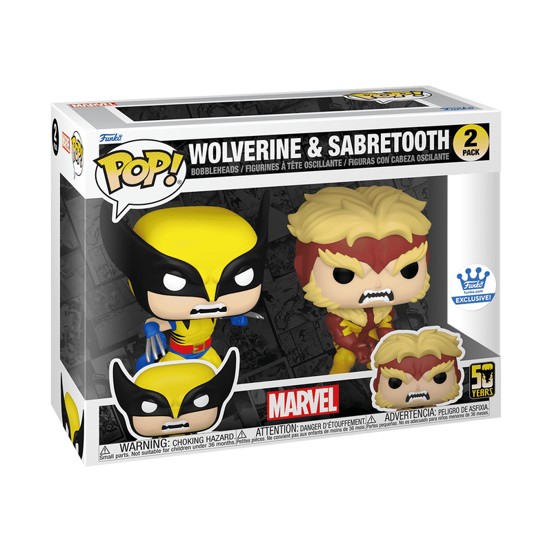 Pop! Wolverine & Sabretooth 2-Pack, , hi-res view 3