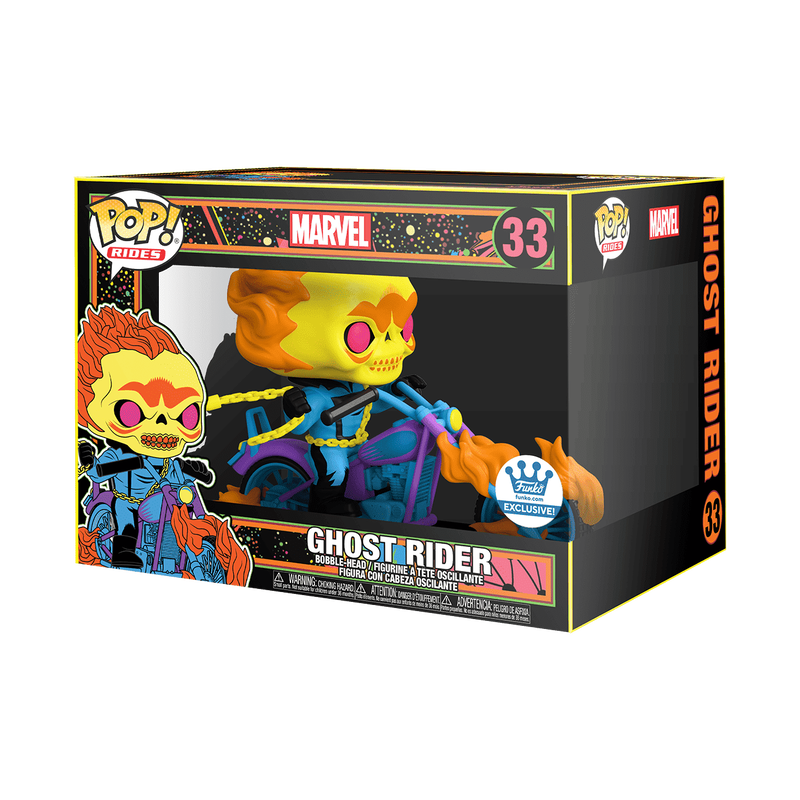 Pop! Rides Super Deluxe Ghost Rider (Black Light), , hi-res view 2