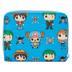 One Piece Straw Hat Crew Zip Around Wallet, , hi-res view 1