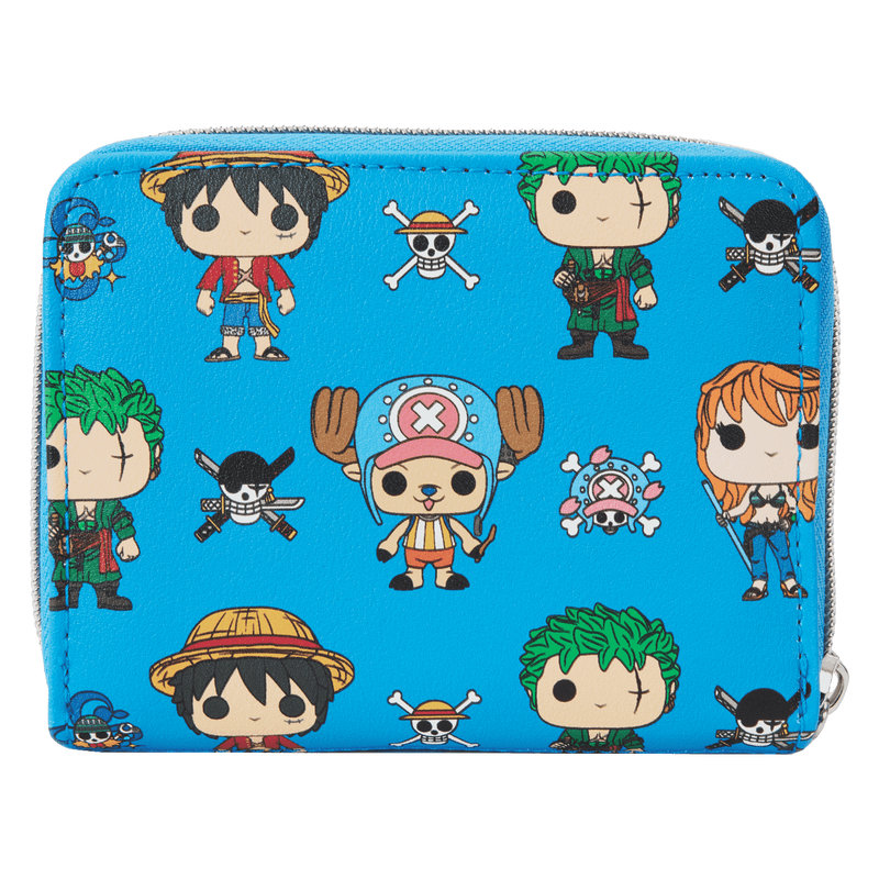 One Piece Straw Hat Crew Zip Around Wallet, , hi-res view 1