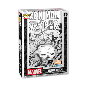 Pop! Comic Covers Iron Man #1 (Black & White), Image 2