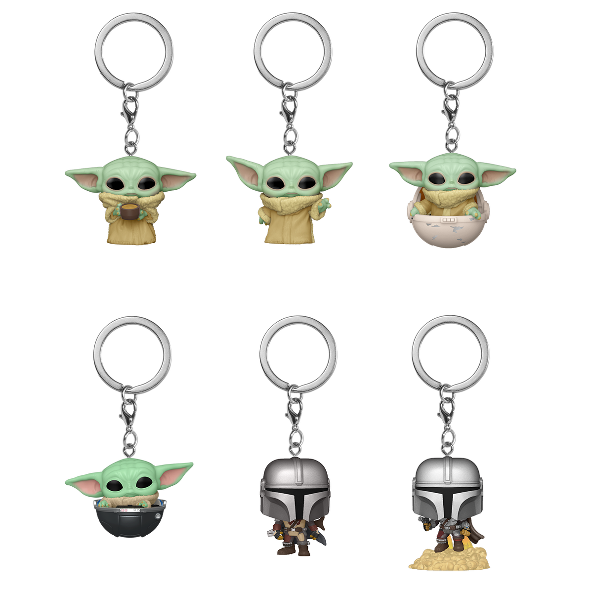 Детский брелок Funko Mystery Pop! Keychain The Mandalorian — фото 2