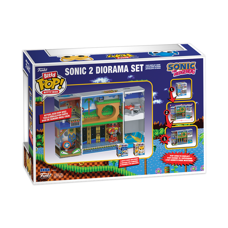 Bitty Pop! Bitty Box Sonic 2 Diorama Set, , hi-res view 3