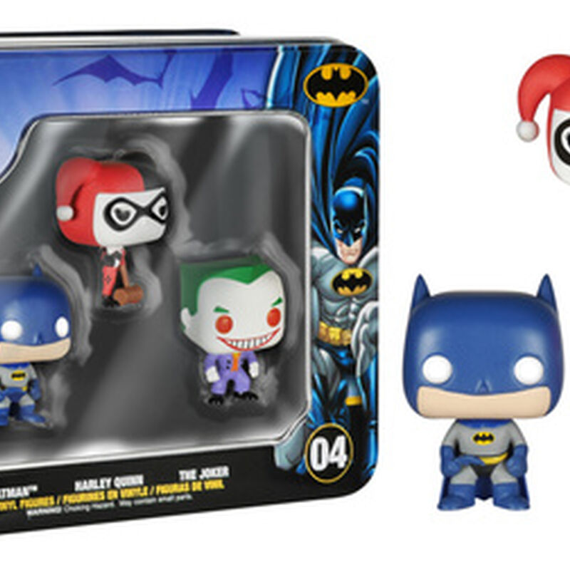 DC 3 Pack Tin- Batman, Harley & Joker, , hi-res view 1